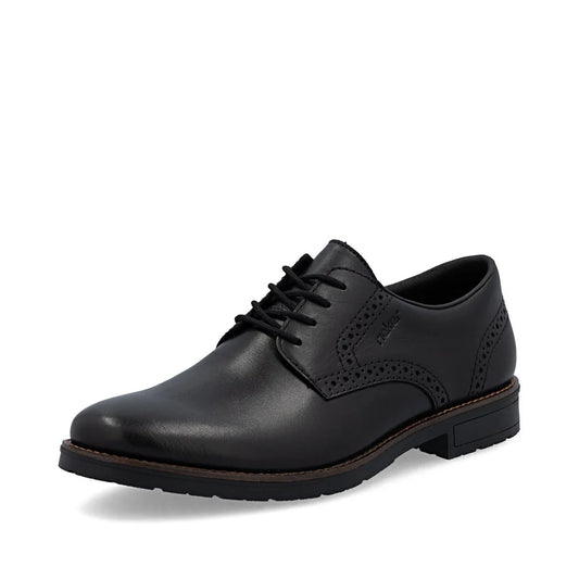 Men's Rieker Black Leather Dress Shoe