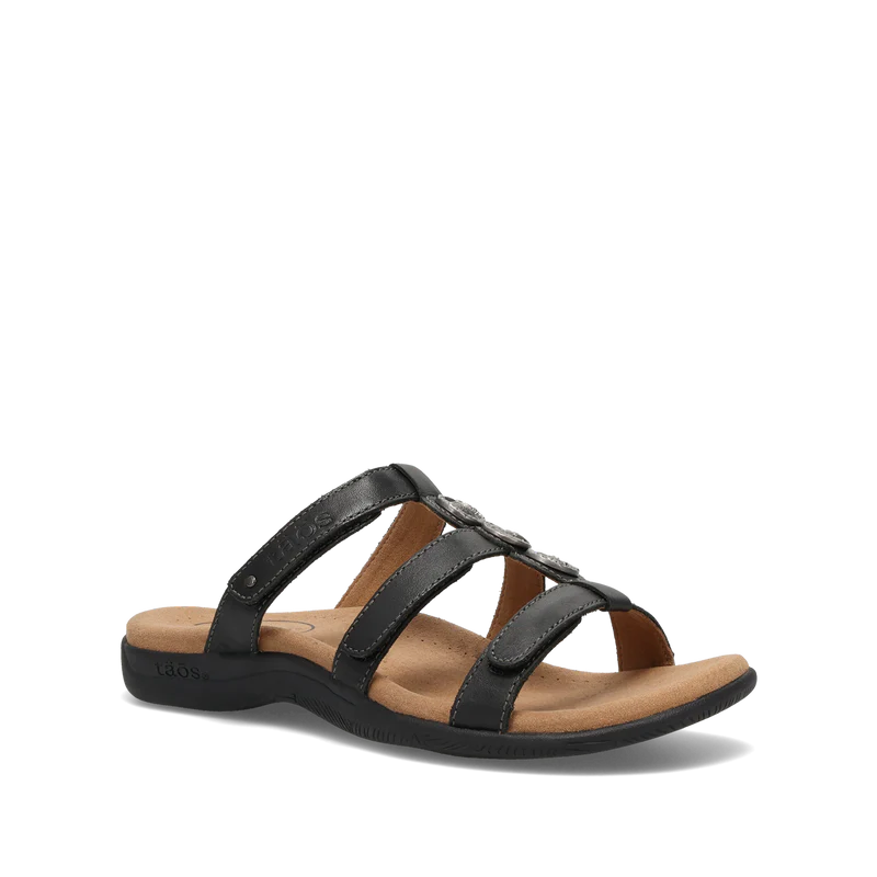 Women's Taos "Prize 4" Leather Slide Sandals