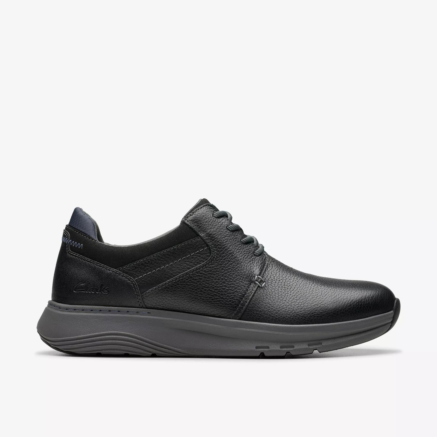 Men's Clarks Motion Trek PT Wide Leather Shoe