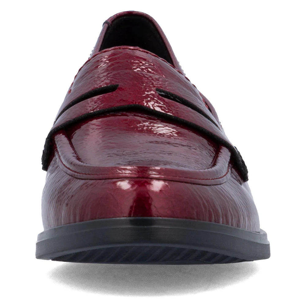 Women's Rieker Red Moccasin Loafer