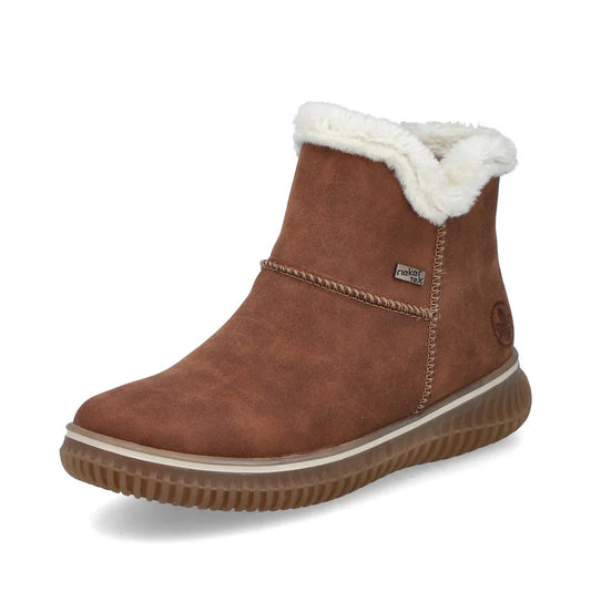 Women's Rieker Tan Suede Winter Boots