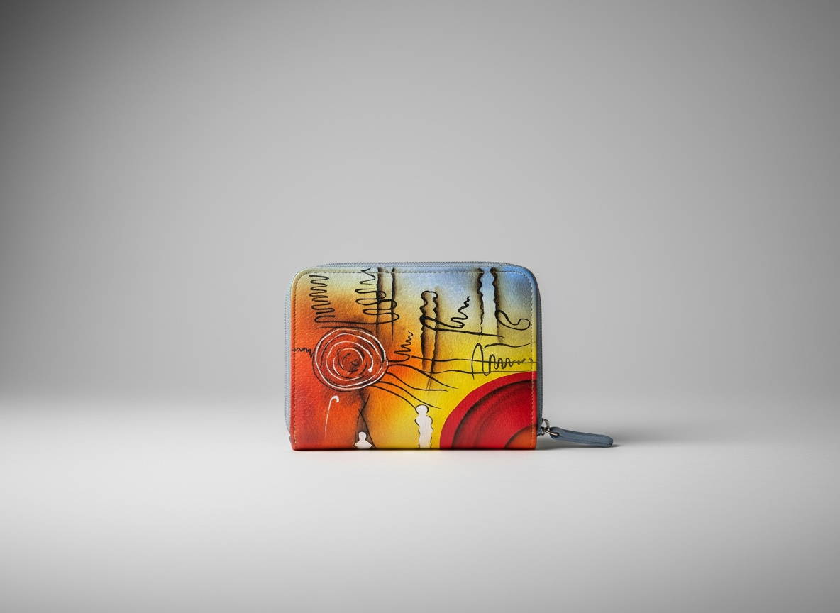 Milo Hand Painted Art Coin Wallet