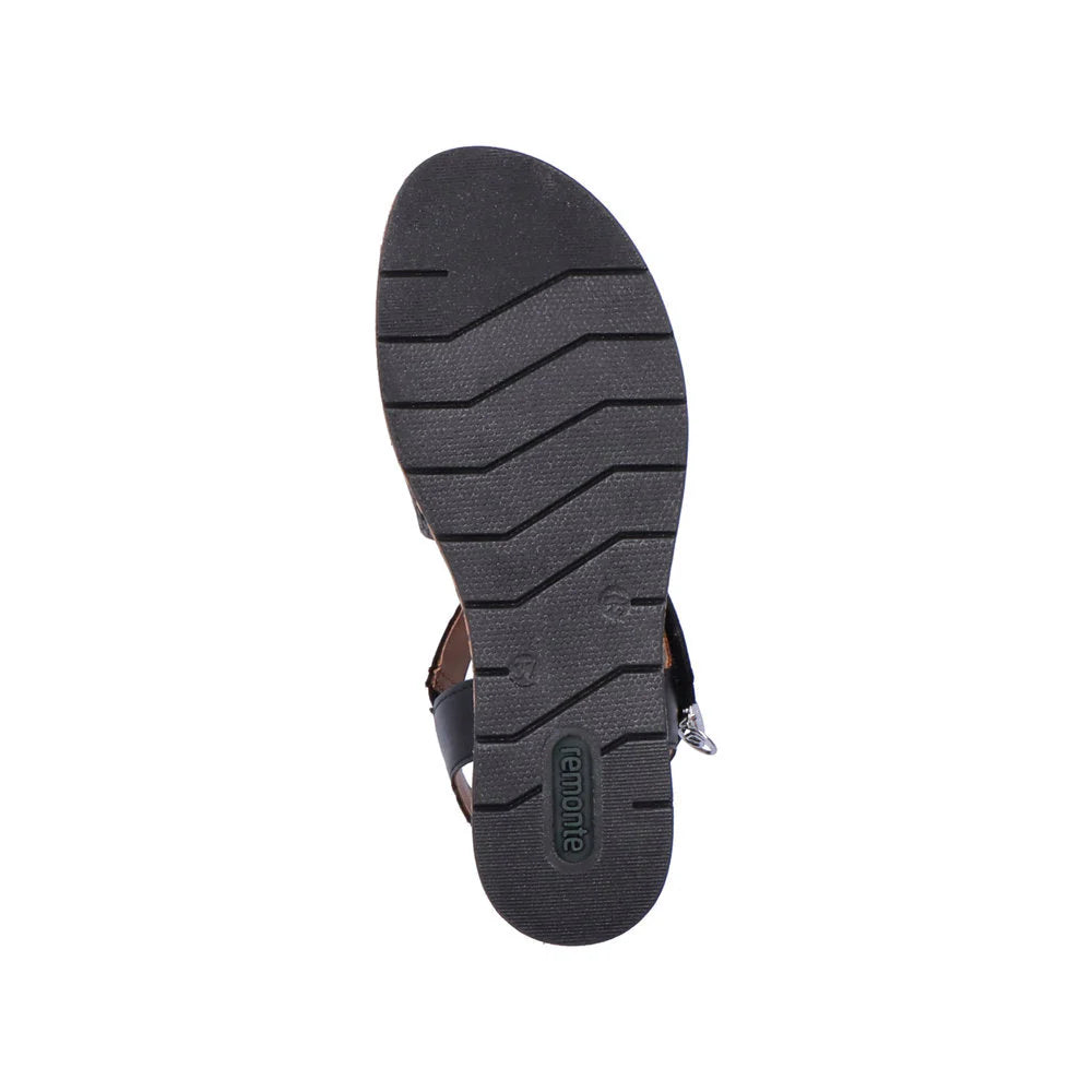 Women's Remonte Black Dress Sandal