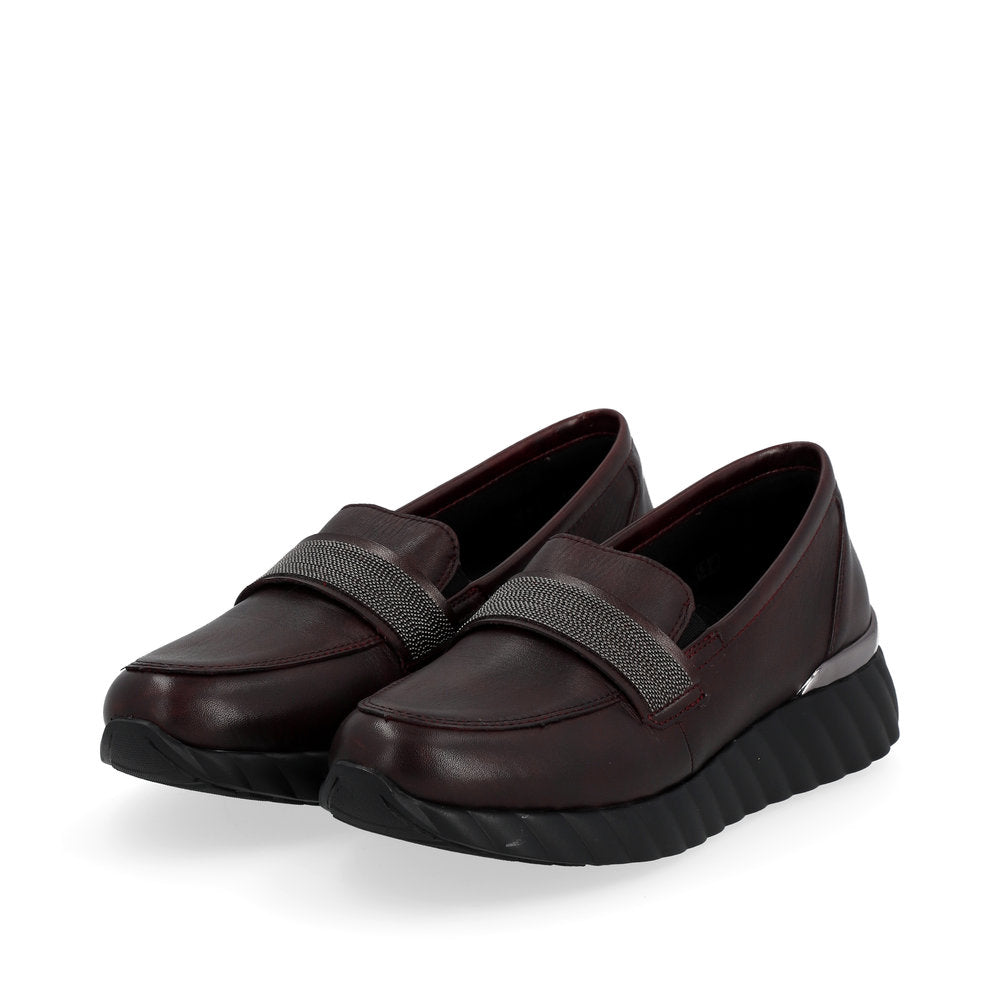 Women's Remonte Burgundy Loafer