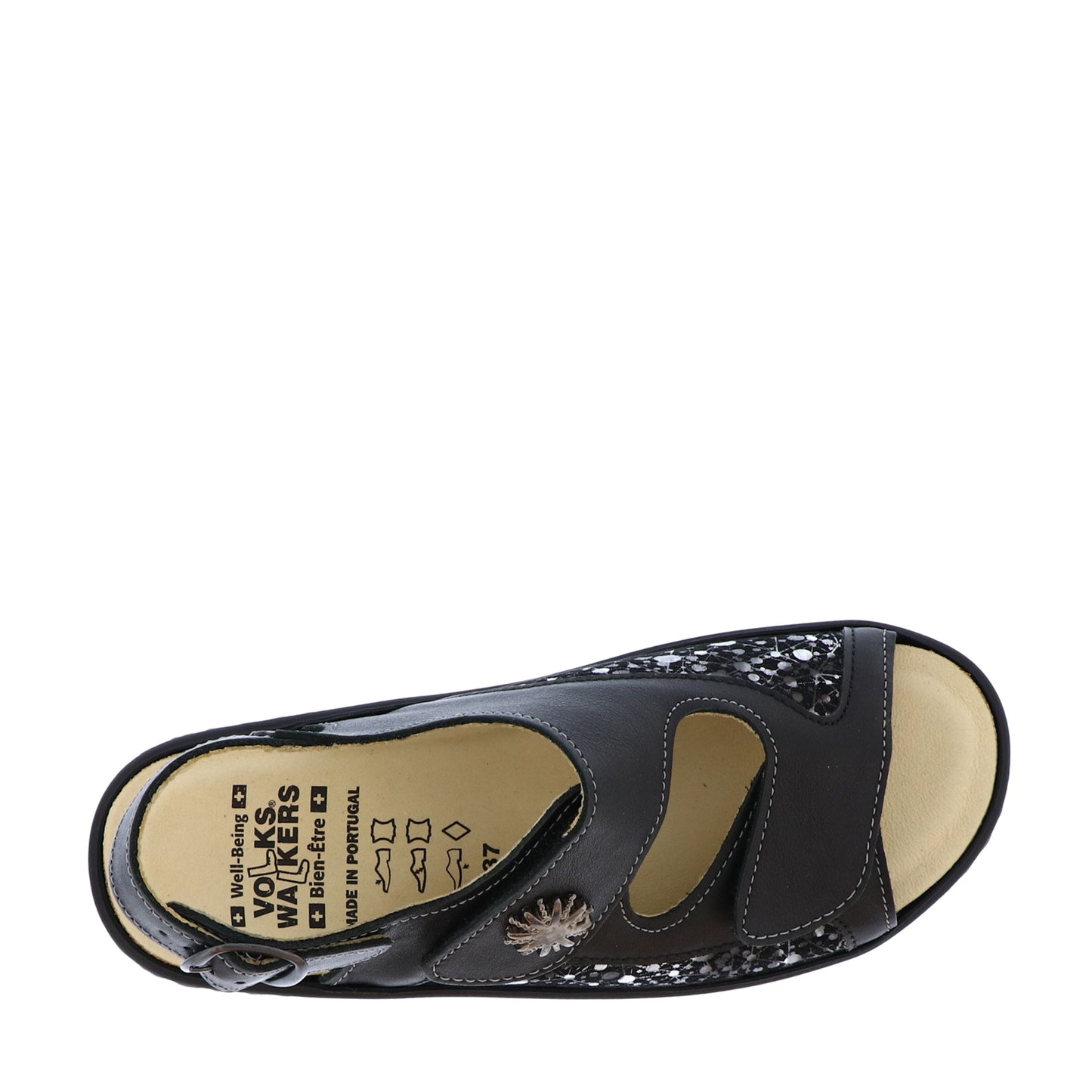 Women's Volks Walker "Dikili" 3 Strap Sandals