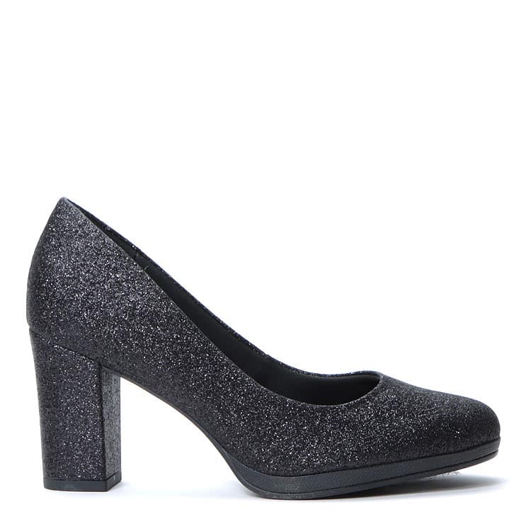 Piccadilly Black High Heel Pump