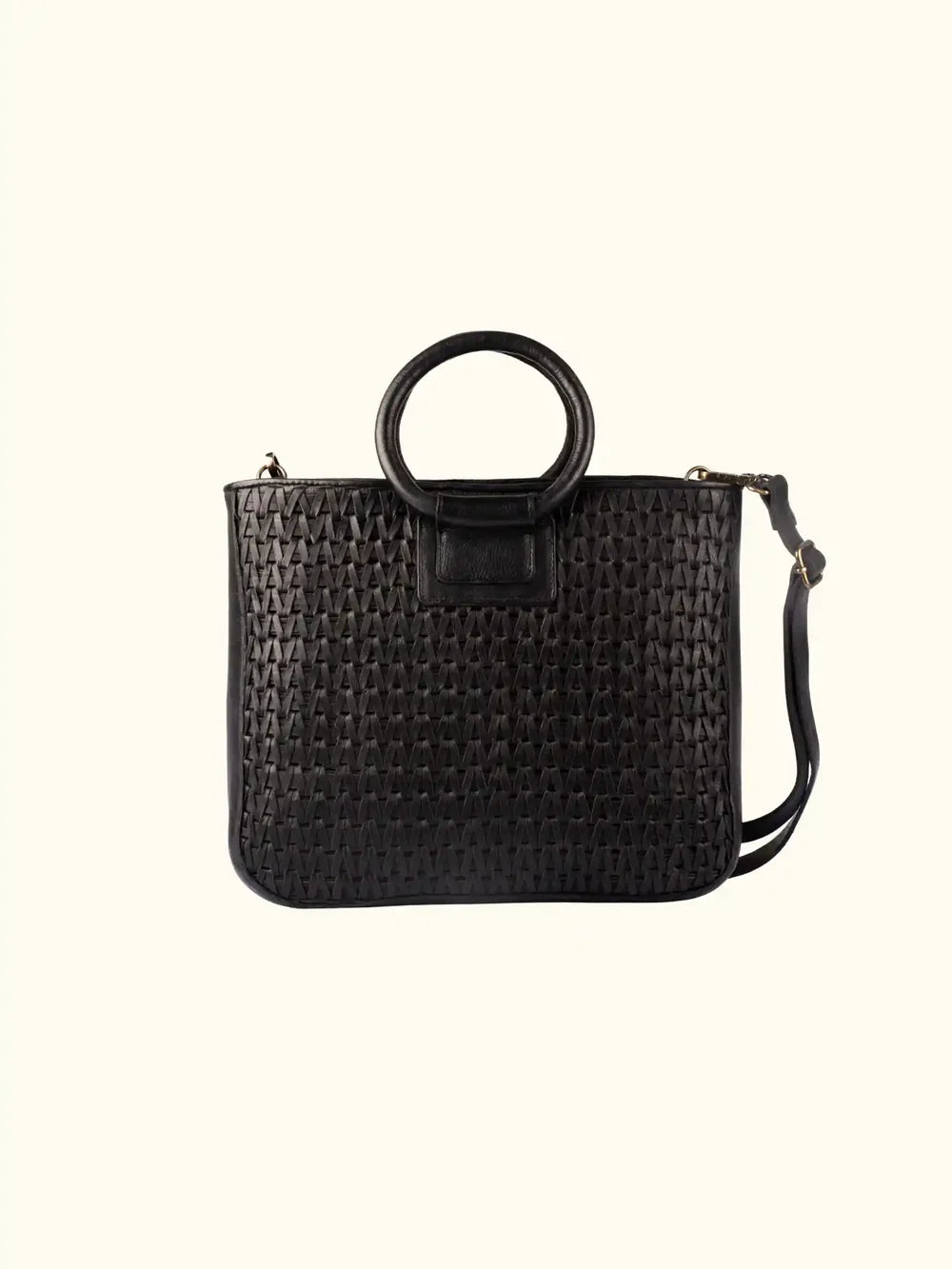 Milo Amelia Washed Leather Handbag