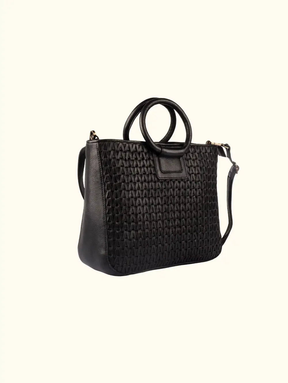 Milo Amelia Washed Leather Handbag