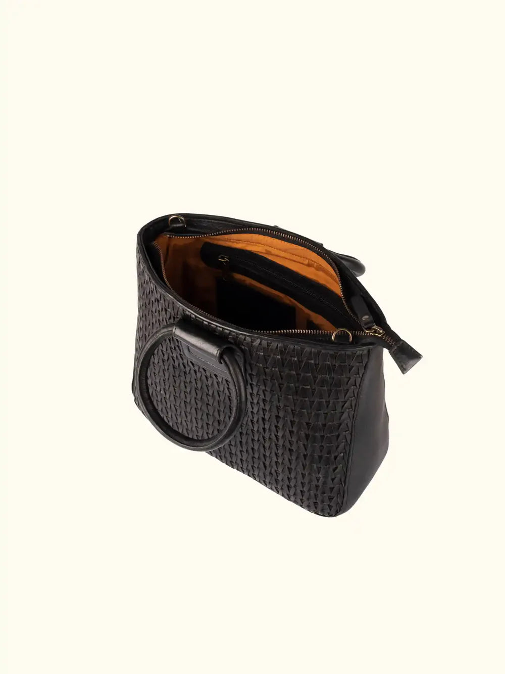 Milo Amelia Washed Leather Handbag