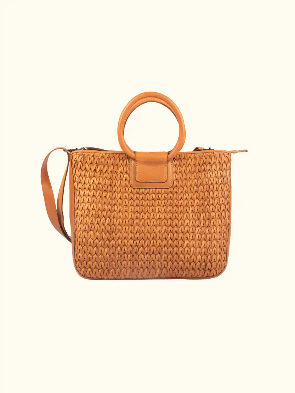 Milo Amelia Washed Leather Handbag