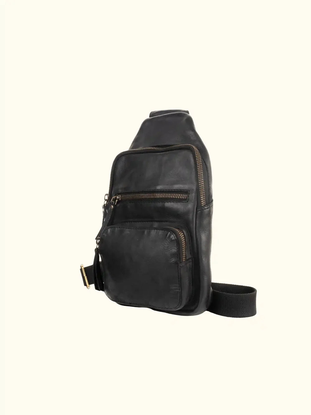 Milo "Martina" Washed Leather Sling Backpack