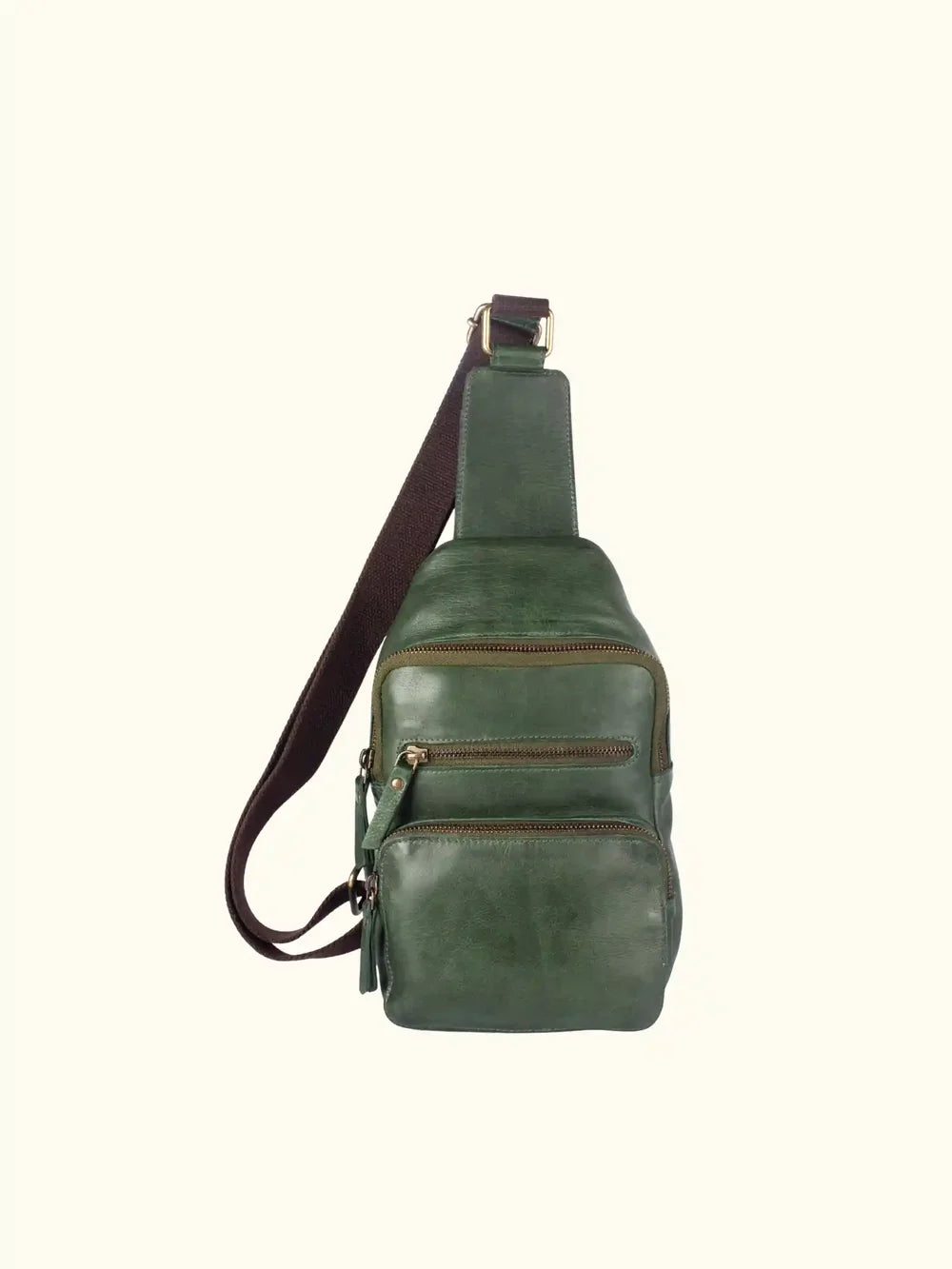 Milo "Martina" Washed Leather Sling Backpack