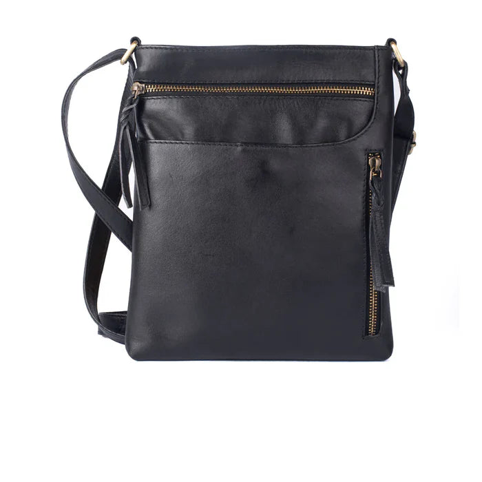 Milo "Edith" Leather Messenger Bag