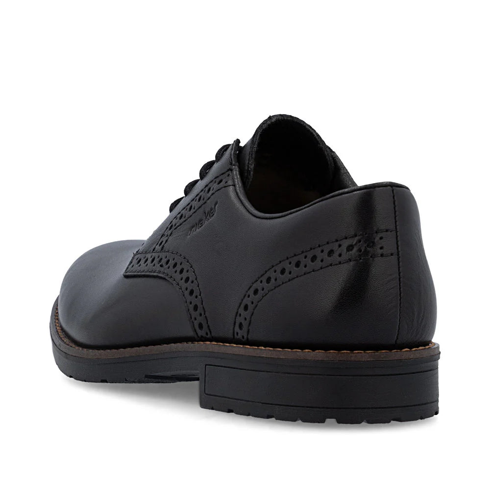Men's Rieker Black Leather Dress Shoe