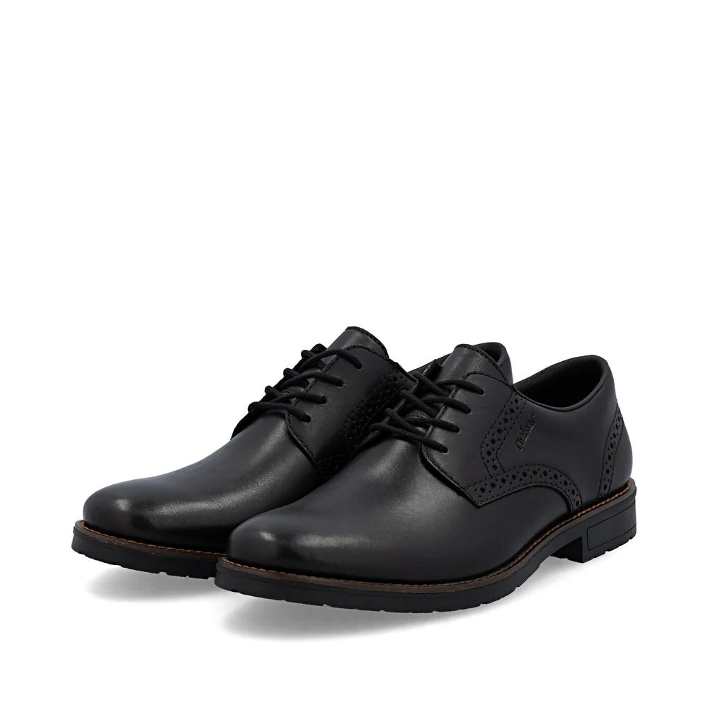 Men's Rieker Black Leather Dress Shoe