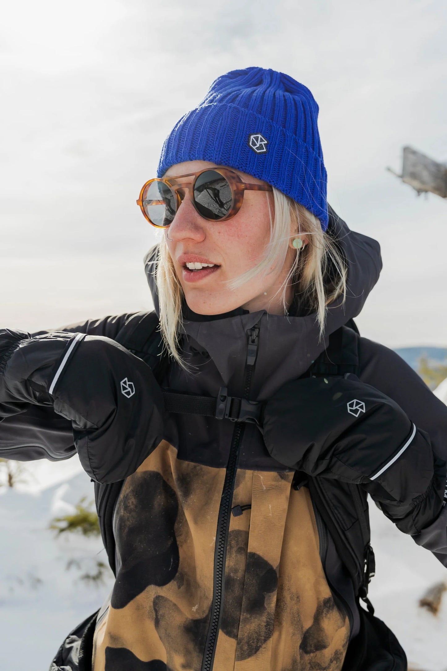 Unisex Brume "Glacier" Convertible Mitts