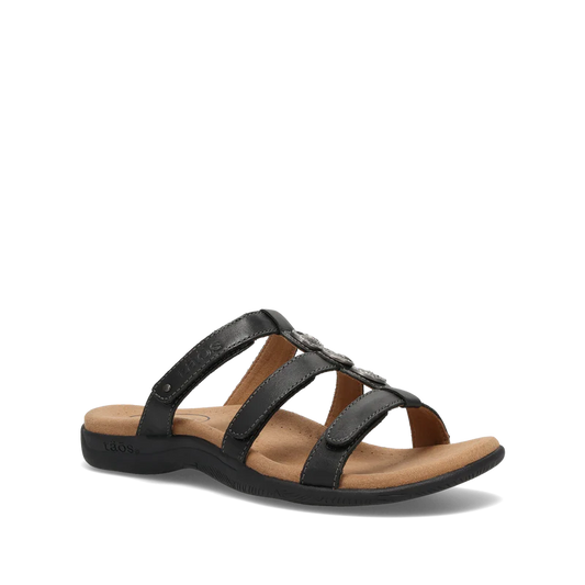 Women's Taos "Prize 4" Leather Slide Sandals