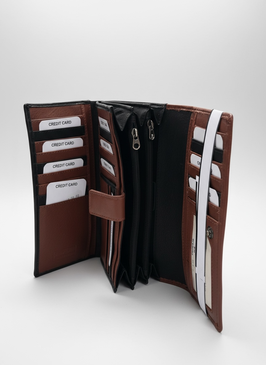 JBG Women's Trifold RFID Wallet