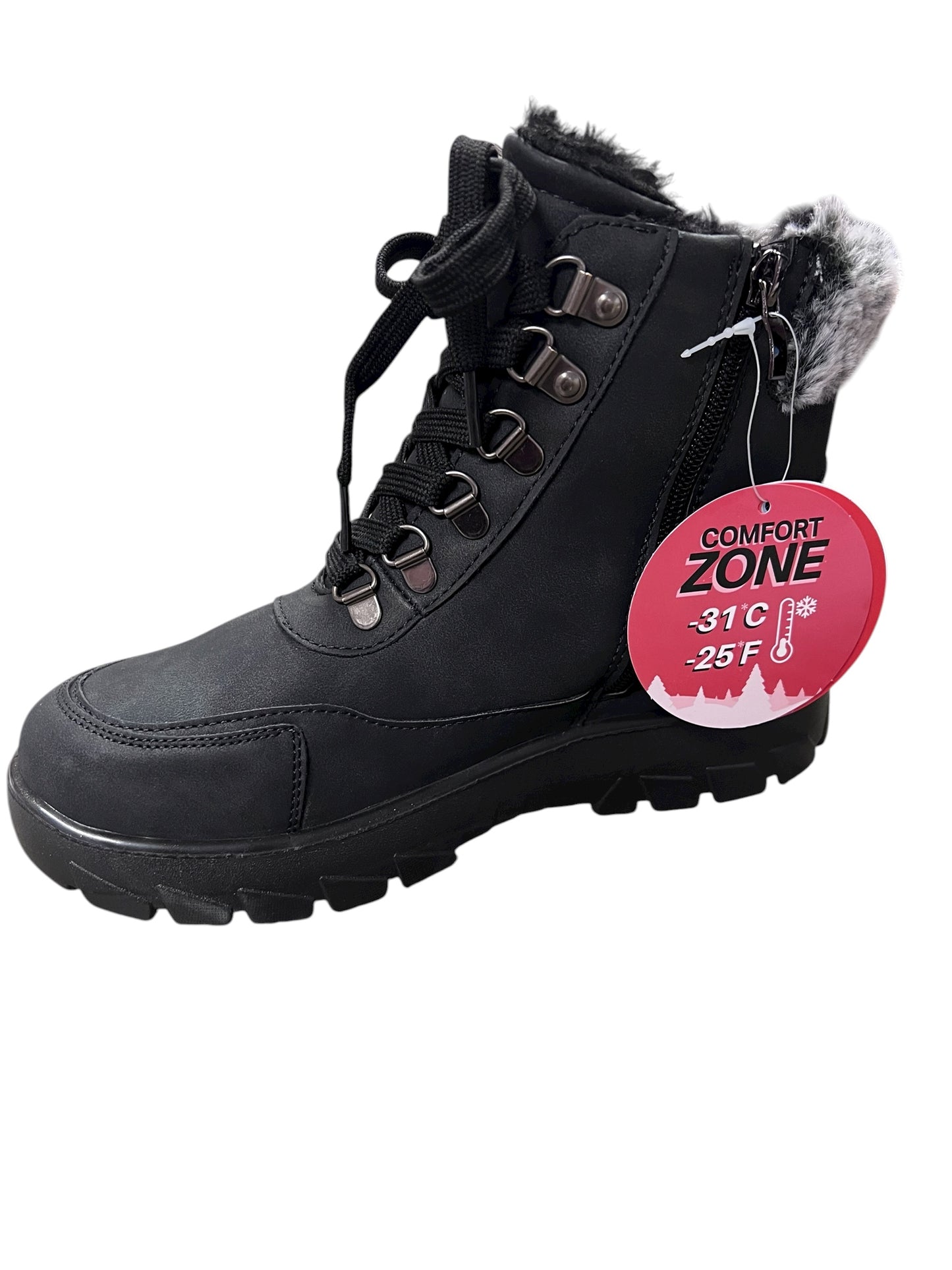 Women's Canada Comfort Leather Ice Grip Boots