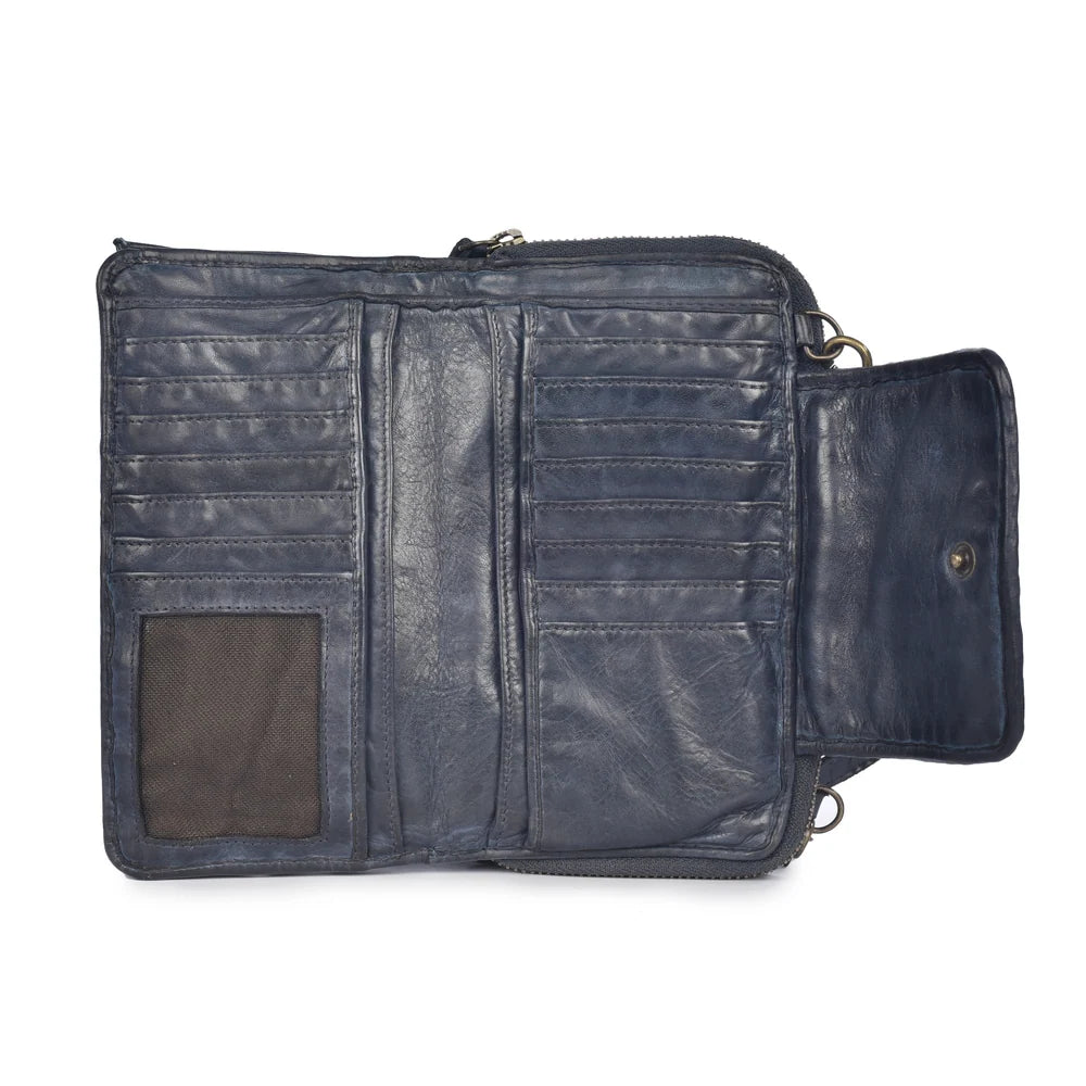 Milo "Lusso" Washed Leather Wallet