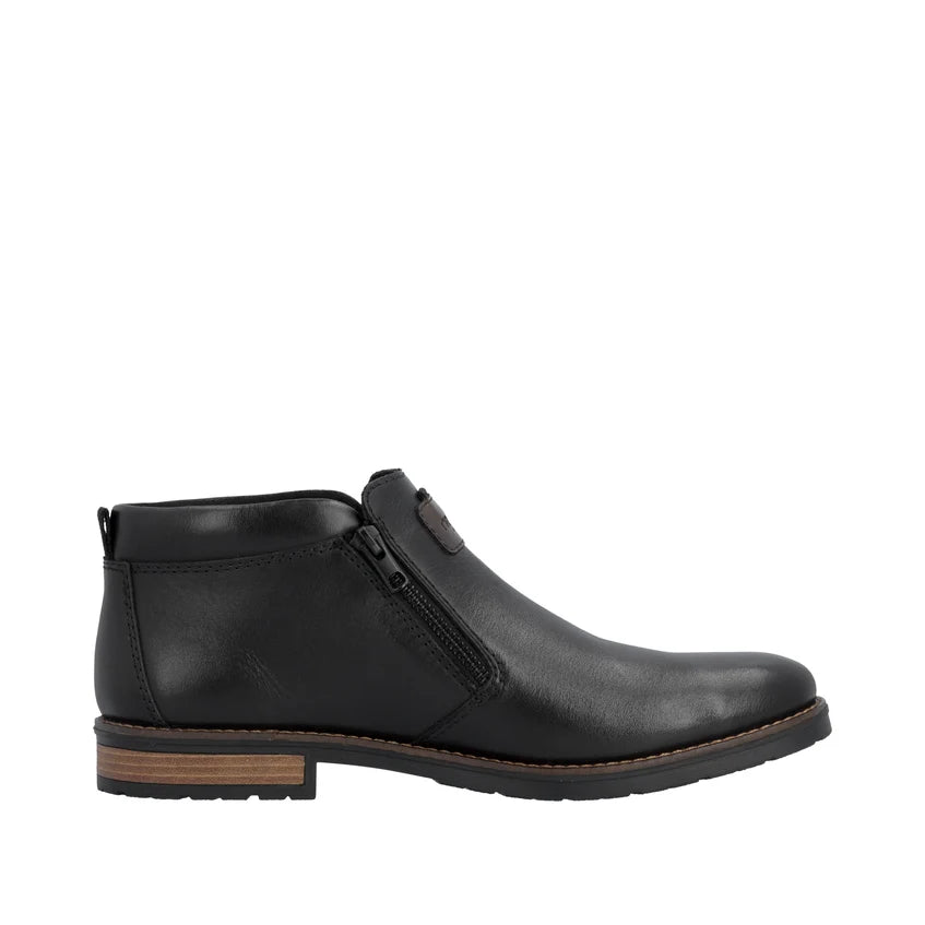 Men's Rieker Short Black Dress Boot