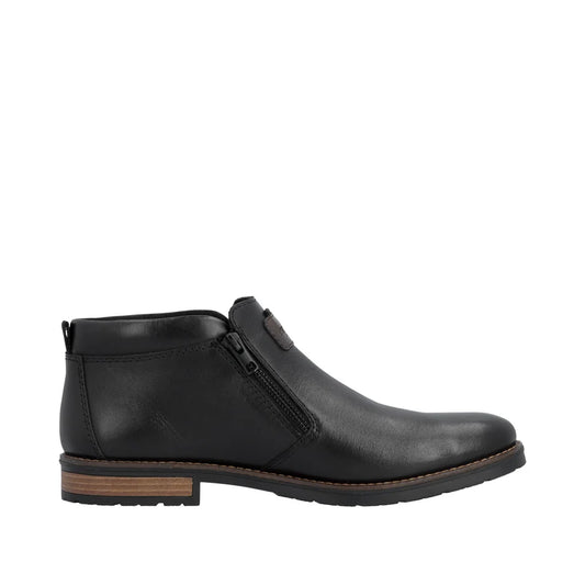 Men's Rieker Short Black Dress Boot