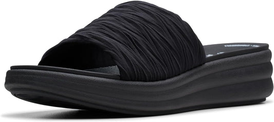 Clarks Women's Black Slide Sandal