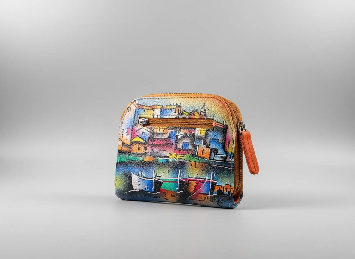 Milo Hand Painted Art Coin Wallet