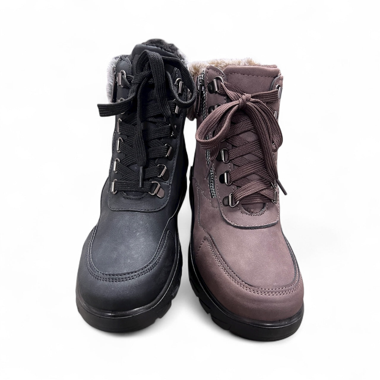 Women's Canada Comfort Leather Ice Grip Boots