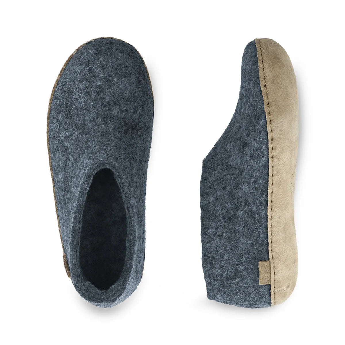 Glerups Leather Slip-on Slipper
