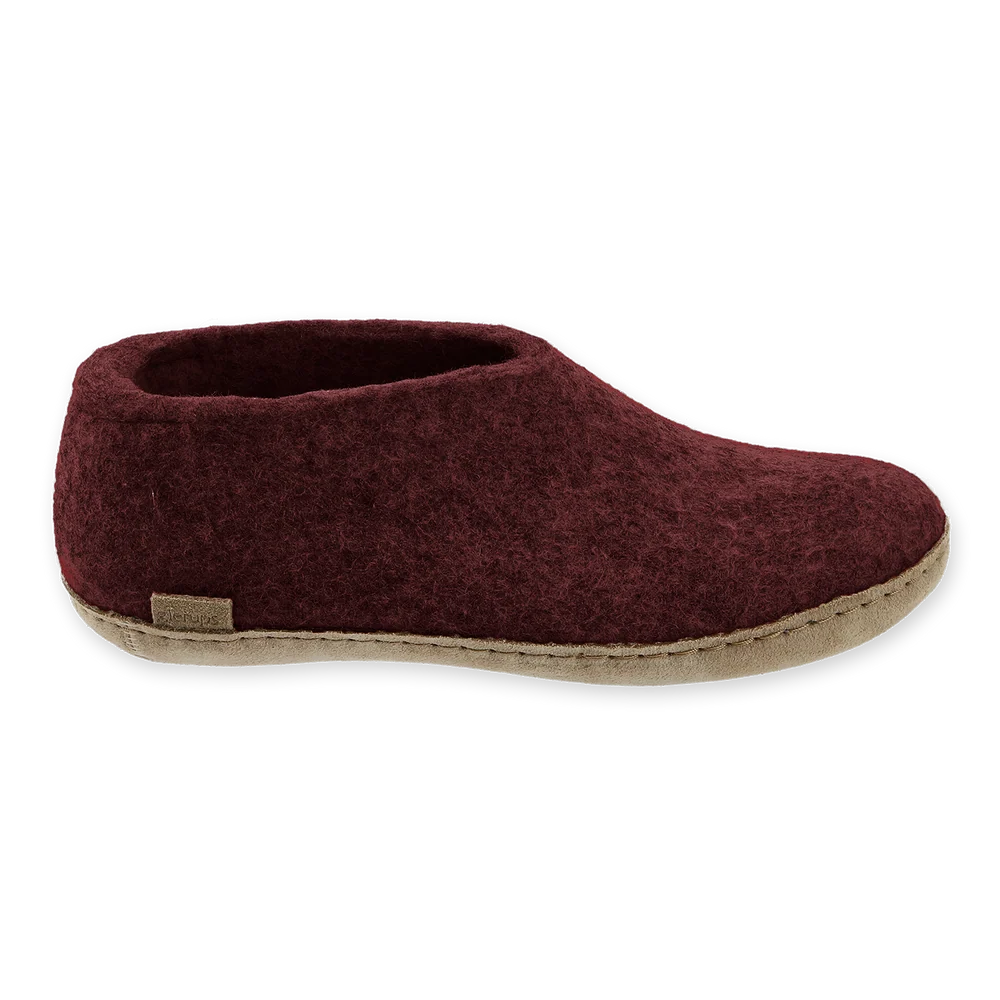 Glerups Leather Slip-on Slipper