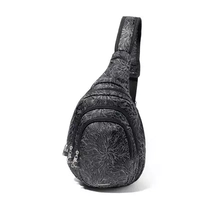 Baggallini Securtex Anti-Theft Multi Zip Sling