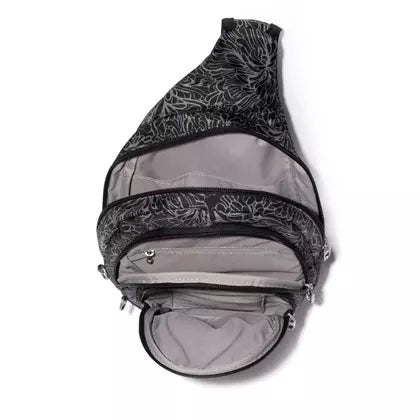 Baggallini Securtex Anti-Theft Multi Zip Sling