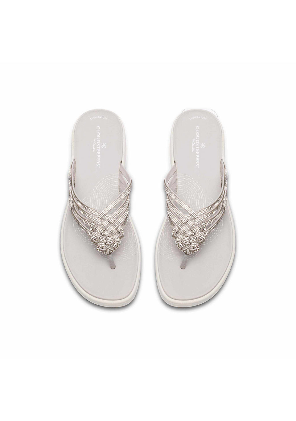 Women's Clarks Drift Gem Flip-Flops