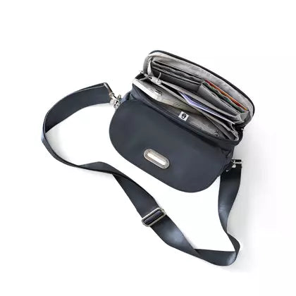 Baggallini Coastal Flip Lock Camera Bag Crossbody