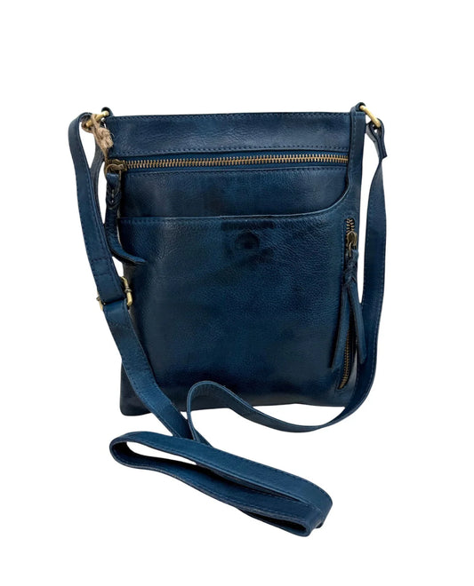 Milo "Edith" Leather Messenger Bag