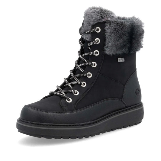 Women's Remonte Suede Lace-Up Winter Boot