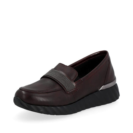 Women's Remonte Burgundy Loafer