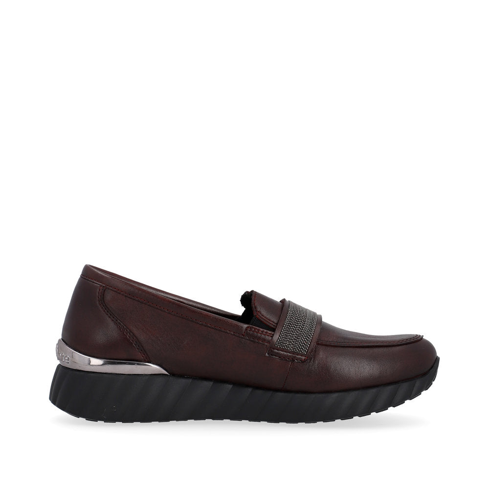 Women's Remonte Burgundy Loafer