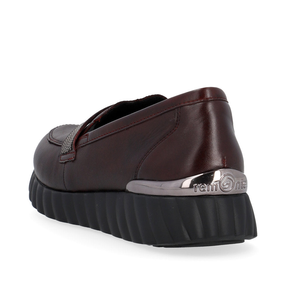 Women's Remonte Burgundy Loafer