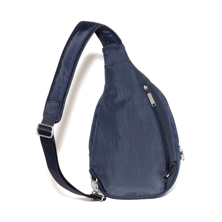 Baggallini Securtex Anti-Theft Multi Zip Sling