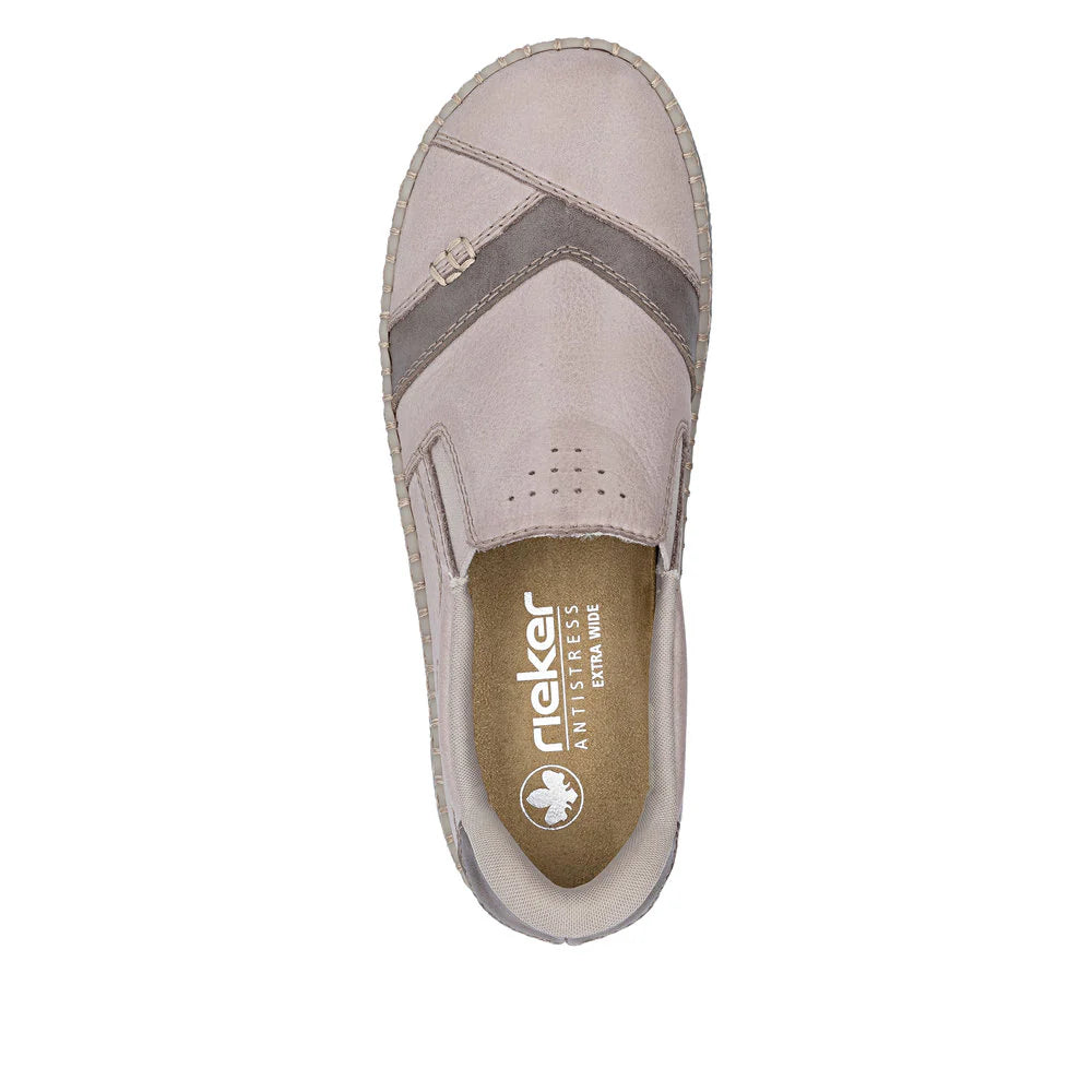 Women's Rieker "Edda" Wide Leather Loafer