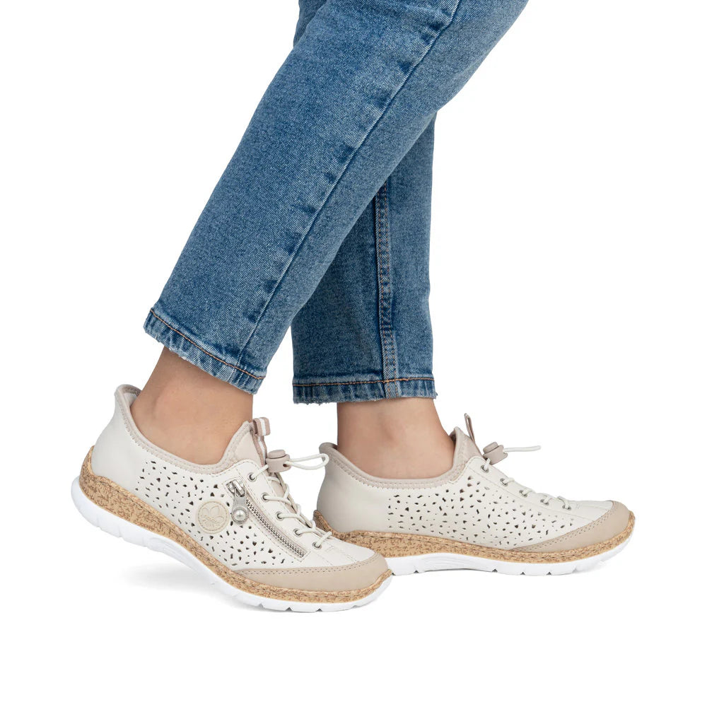 Women's Rieker ReadyToGo Beige Sneakers