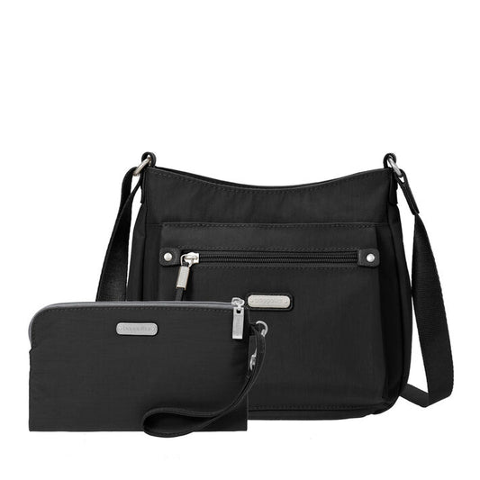Baggallini Uptown Bag with RFID Wristlet