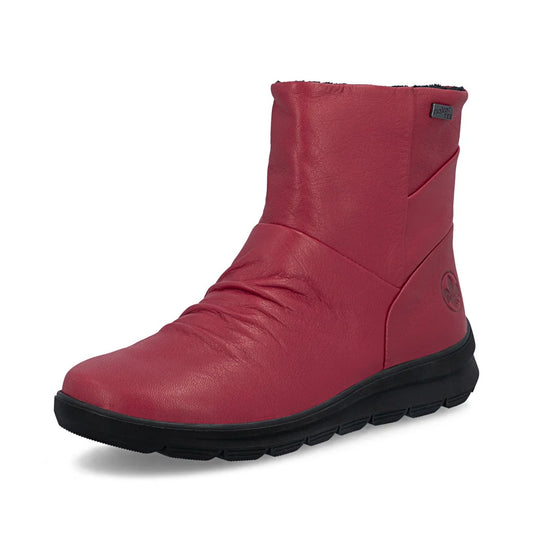 Women's Rieker Leather Ankle Winter Boot