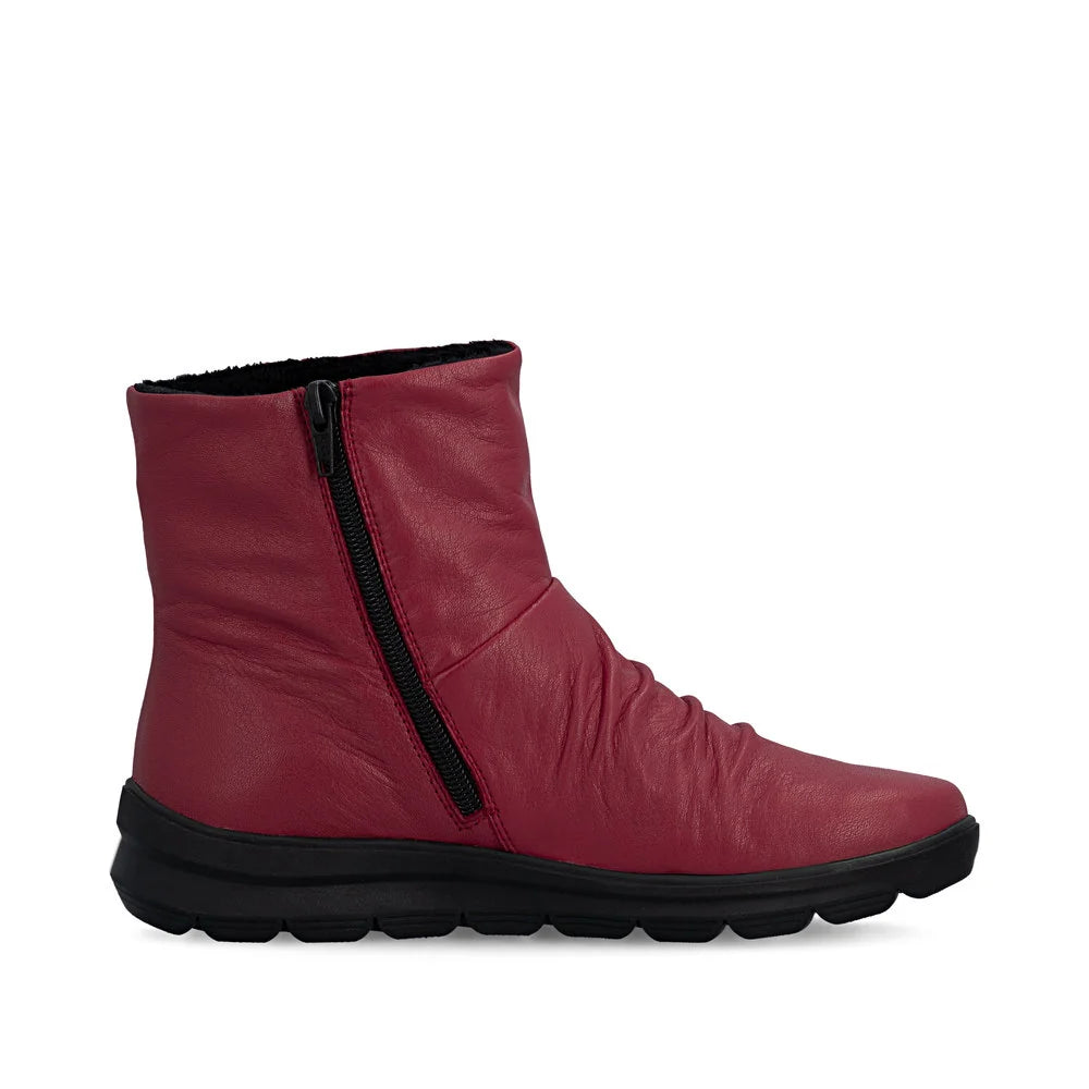 Women's Rieker Leather Ankle Winter Boot