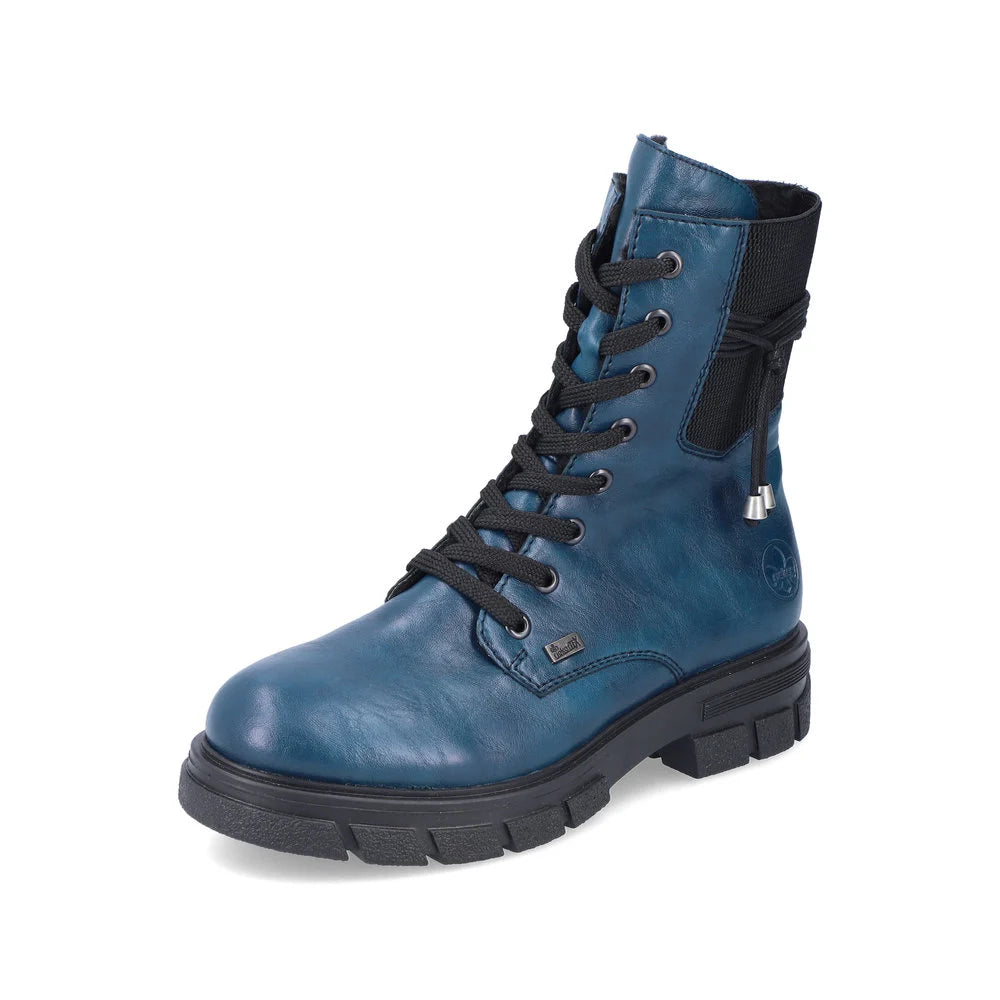 Women's Rieker Blue Biker Style Boot