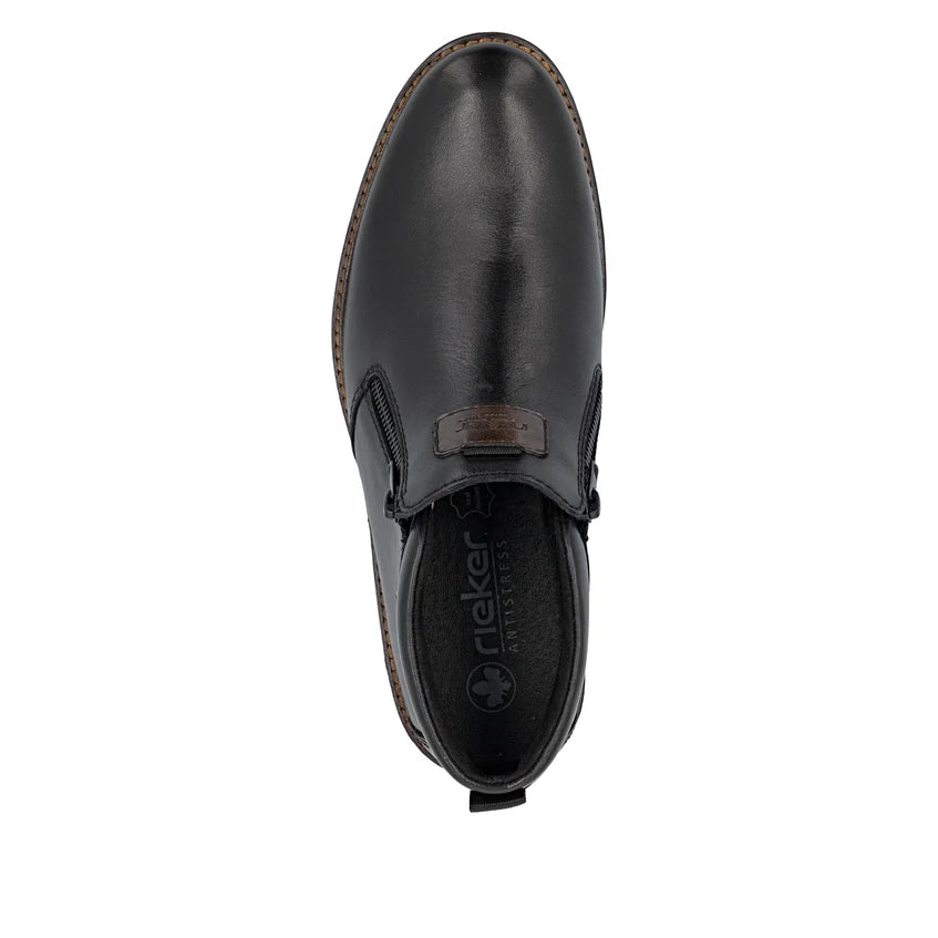 Men's Rieker Short Black Dress Boot