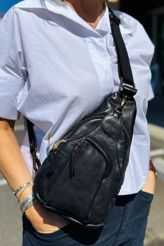 Milo "Serena" Crossbody Leather Bag