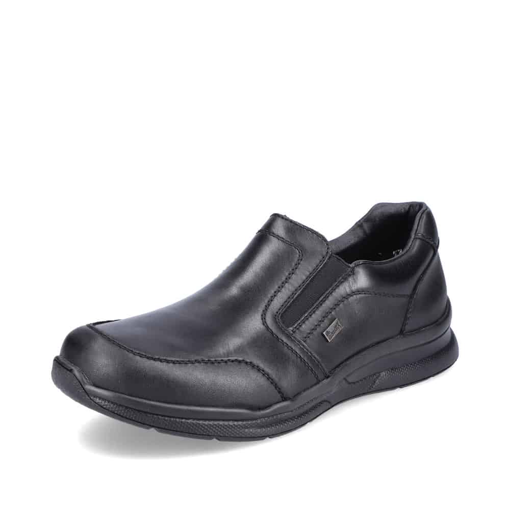 Rieker Men's Turin Black Leather Shoe